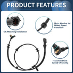 ABS Wheel Speed Sensor No. 4L3Z2C204AB for Ford F-150 (2004–2005) Front