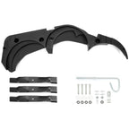 54" Lawn Mower Grass Mulching Kit Attachment w/Blades #BM20827 for John Deere