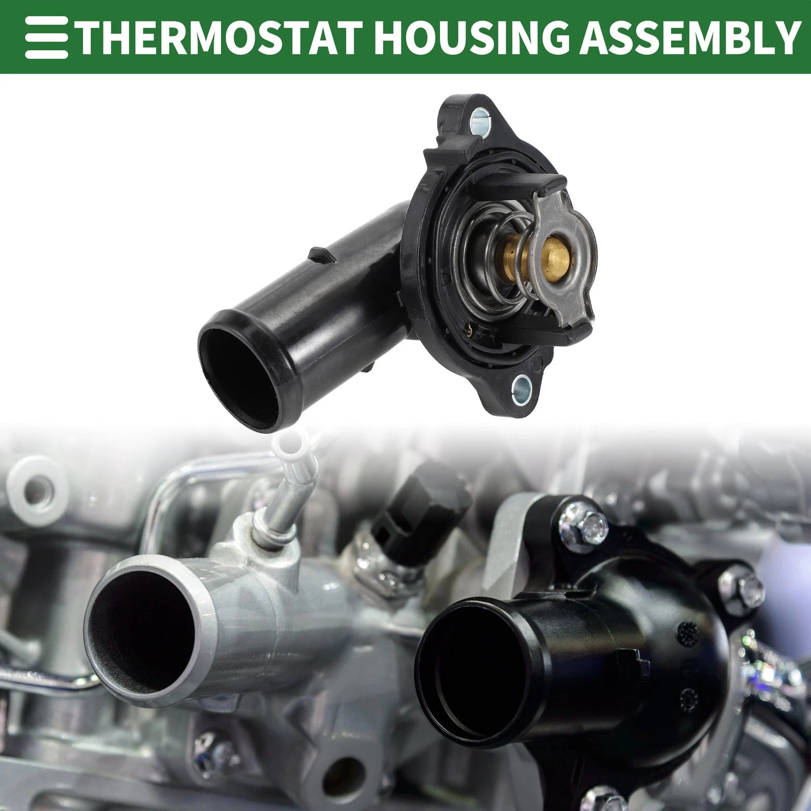 Engine Coolant Thermostat Housing Assembly for Chrysler 300, Dodge Challenger 