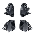 Set of 4 Black Door Handles for Honda Civic (1996–2000) HO1520101