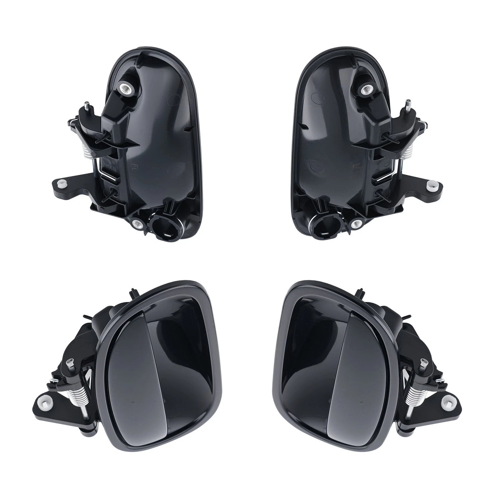 Set of 4 Black Door Handles for Honda Civic (1996–2000) HO1520101