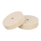 2X Wool Felt Buffing Wheel Polisher Pad for Stainless Steel (Universal)