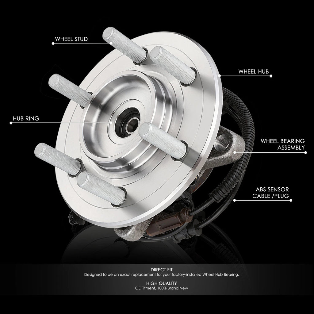 Set of 2 Wheel Bearing & Hub Assembly for Ford F-150 4WD (2018–2020)