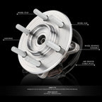 Set of 2 Wheel Bearing & Hub Assembly for Ford F-150 4WD (2018–2020)