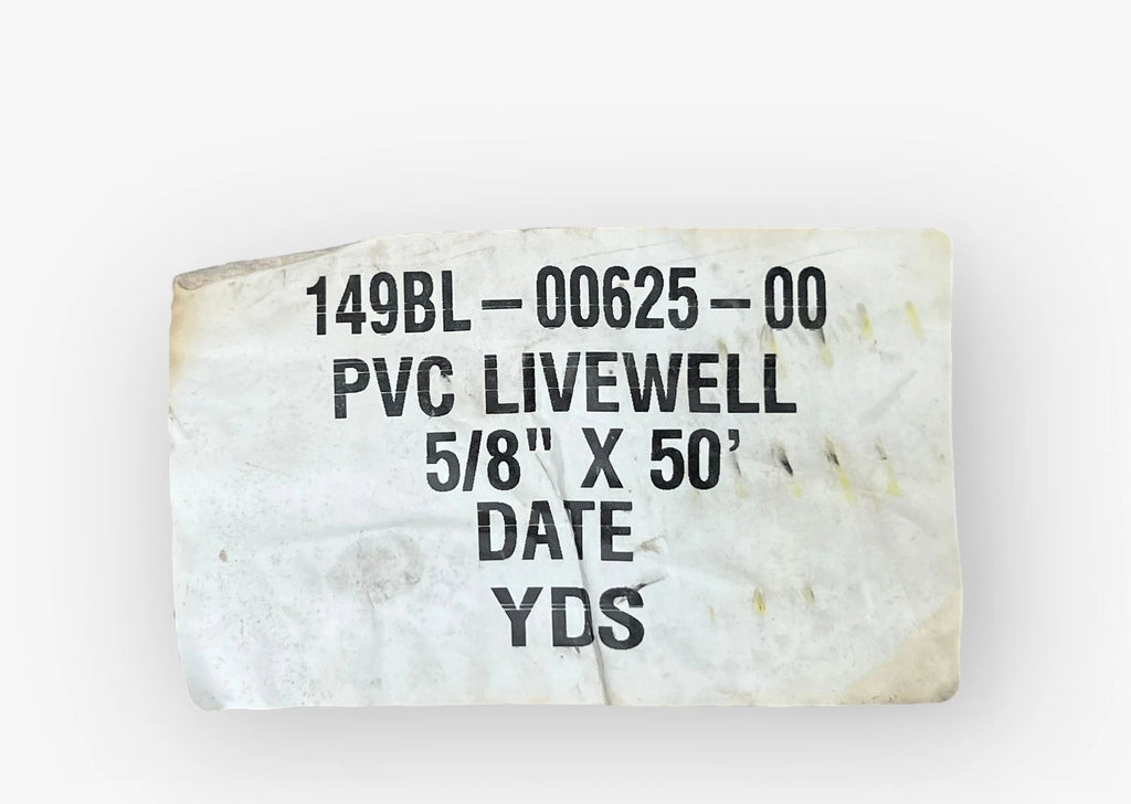 5/8in Livewell Hose for Novaflex 149 Series (149BL-00625-00) 50FT