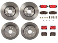 Brembo Front & Rear Brake Kit Disc Rotors Ceramic Pads for Lexus IS250 (2006–2008)