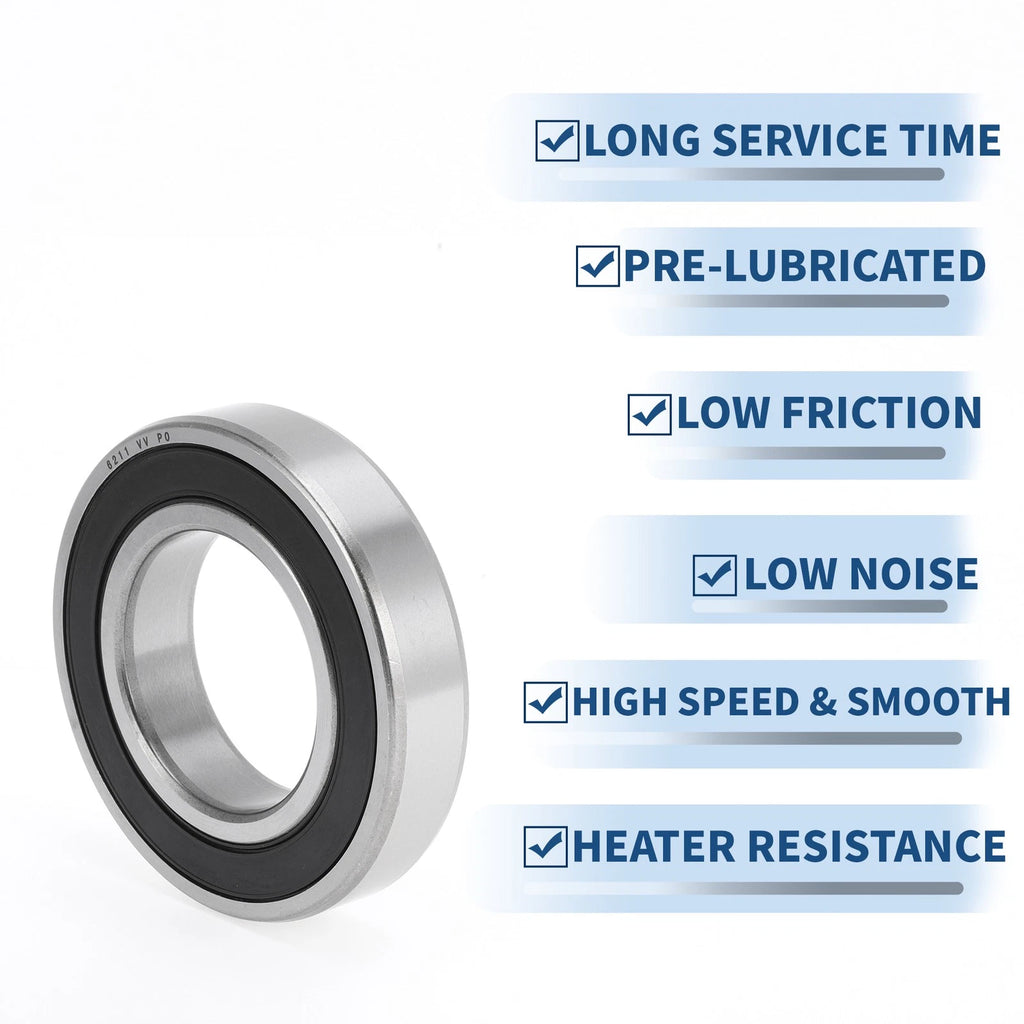 Deep Groove Ball Bearing 55x100x21mm for Scooter Skateboard (P0)