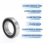 Deep Groove Ball Bearing 55x100x21mm for Scooter Skateboard (P0)