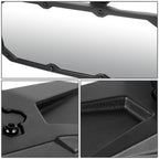 Universal UTV Rearview Mirror for Roll Cage Bar Mount (White)