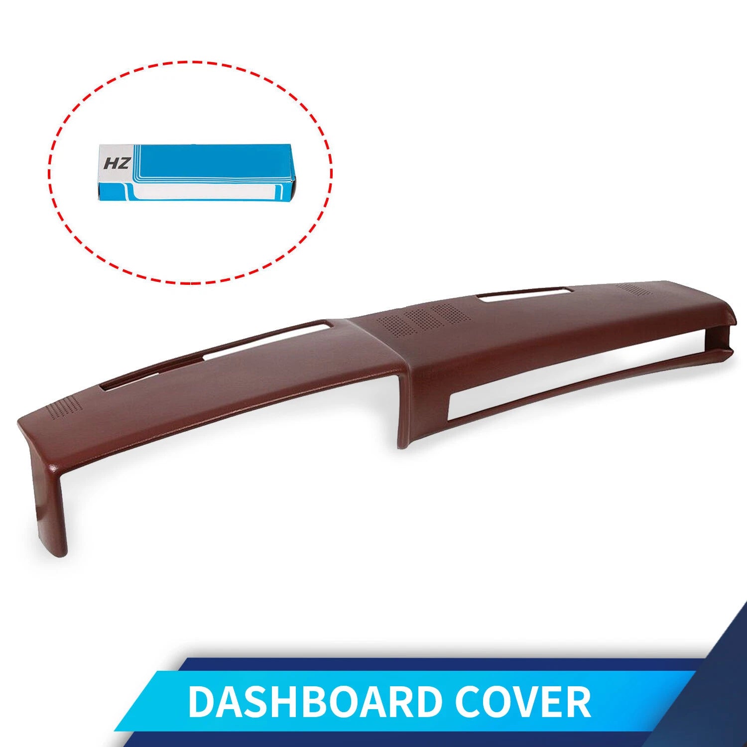 Dashboard Cover for GMC Chevy Trucks (1981–1991) 18-601-MR Maroon