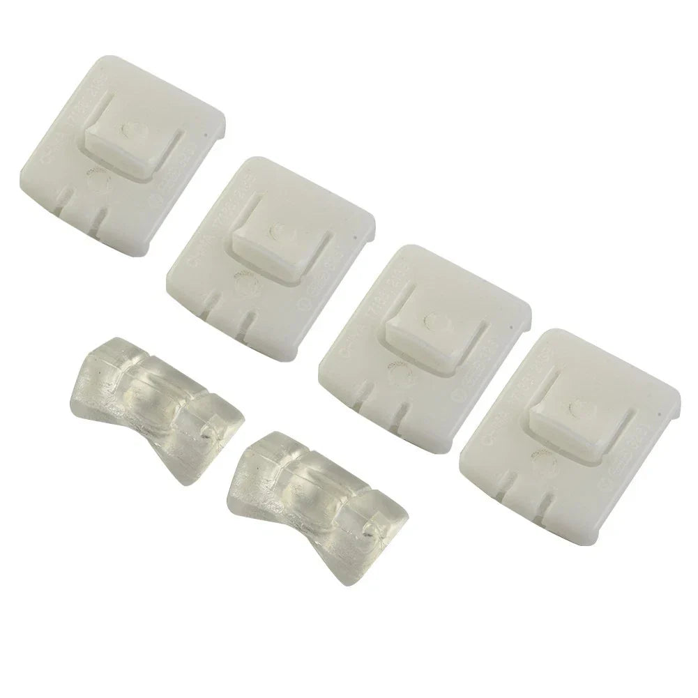 6 x Seat Rail Runner Slider Guide Clip Glide Piece for Replaces