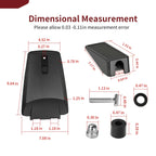 Storage Box Lid Cover & Latch Kit for Arctic Cat TRV 400 450 500 550 700 1000