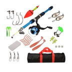 Fishing Kit 1.8m Telescopic Rod with Reel & Storage Bag for Beginners