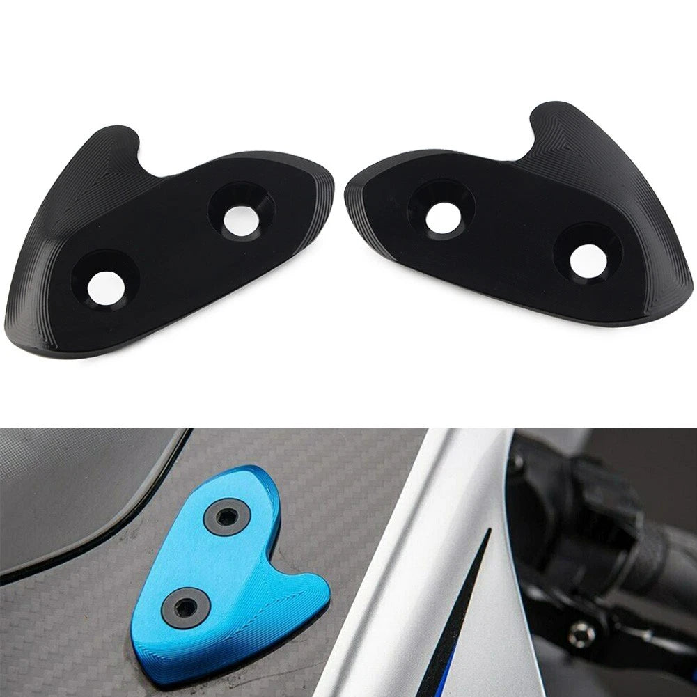 Rearview Mirror Block Off Base Plates for Yamaha YZF-R1 (2015–2019)