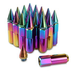 20PCS M12X1.5 Spiked Tuner Lug Nuts for Rims (Neo Chrome)