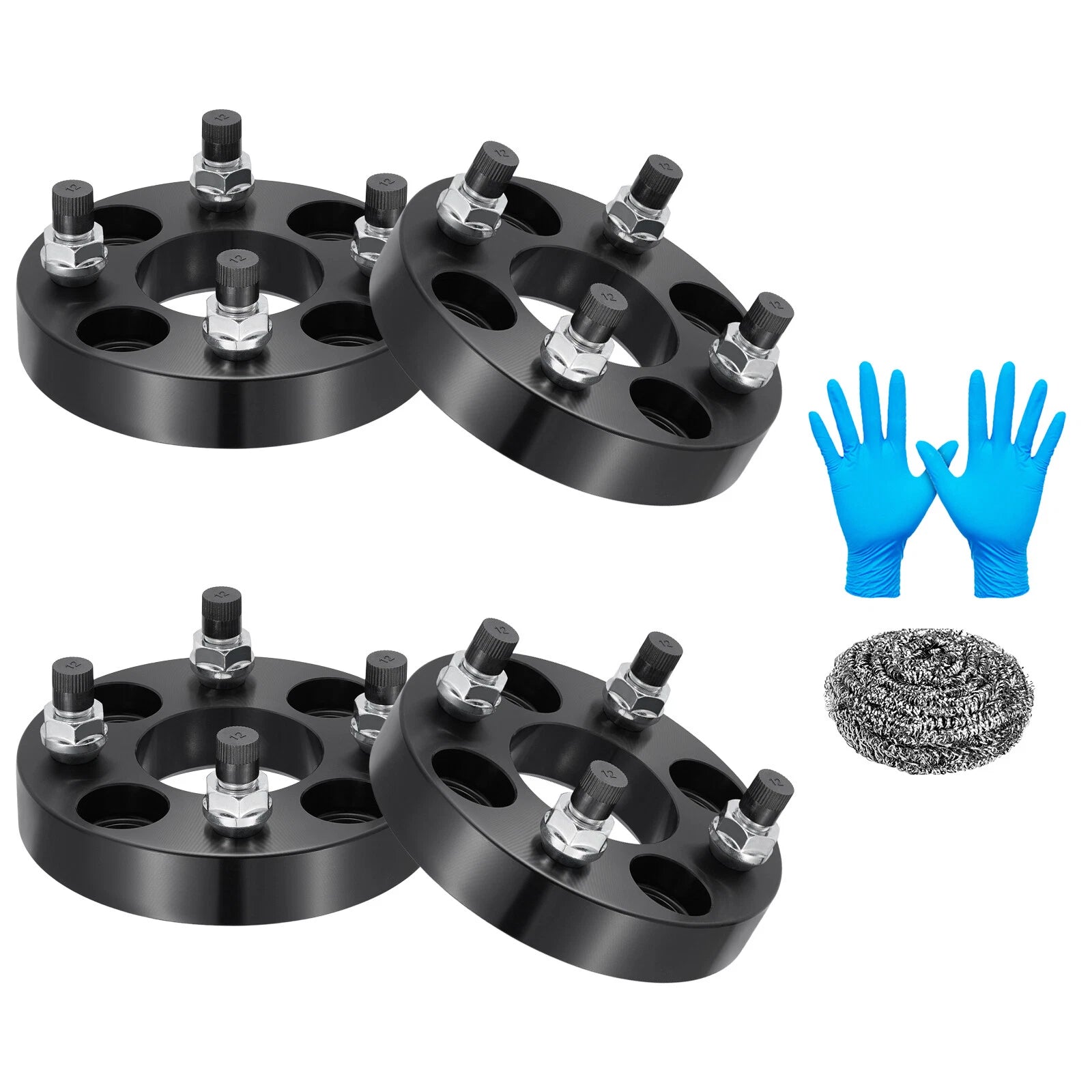Wheel Spacers for Chevy Honda Toyota (2010–2024) (4x100, 4x100, 1in)