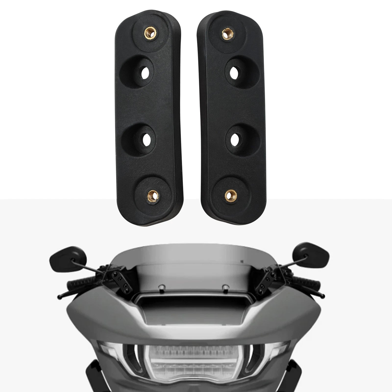 Windshield Riser Bracket Kit for Harley CVO Street Glide FLHXSE (2023–2025) FLHX (2024–Up)