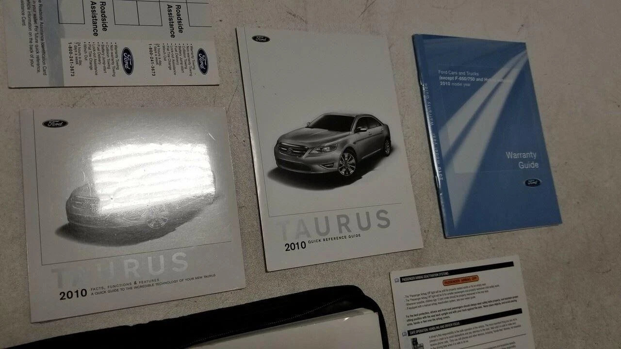 Owners Manual for Ford Taurus (2010) - OEM with Case