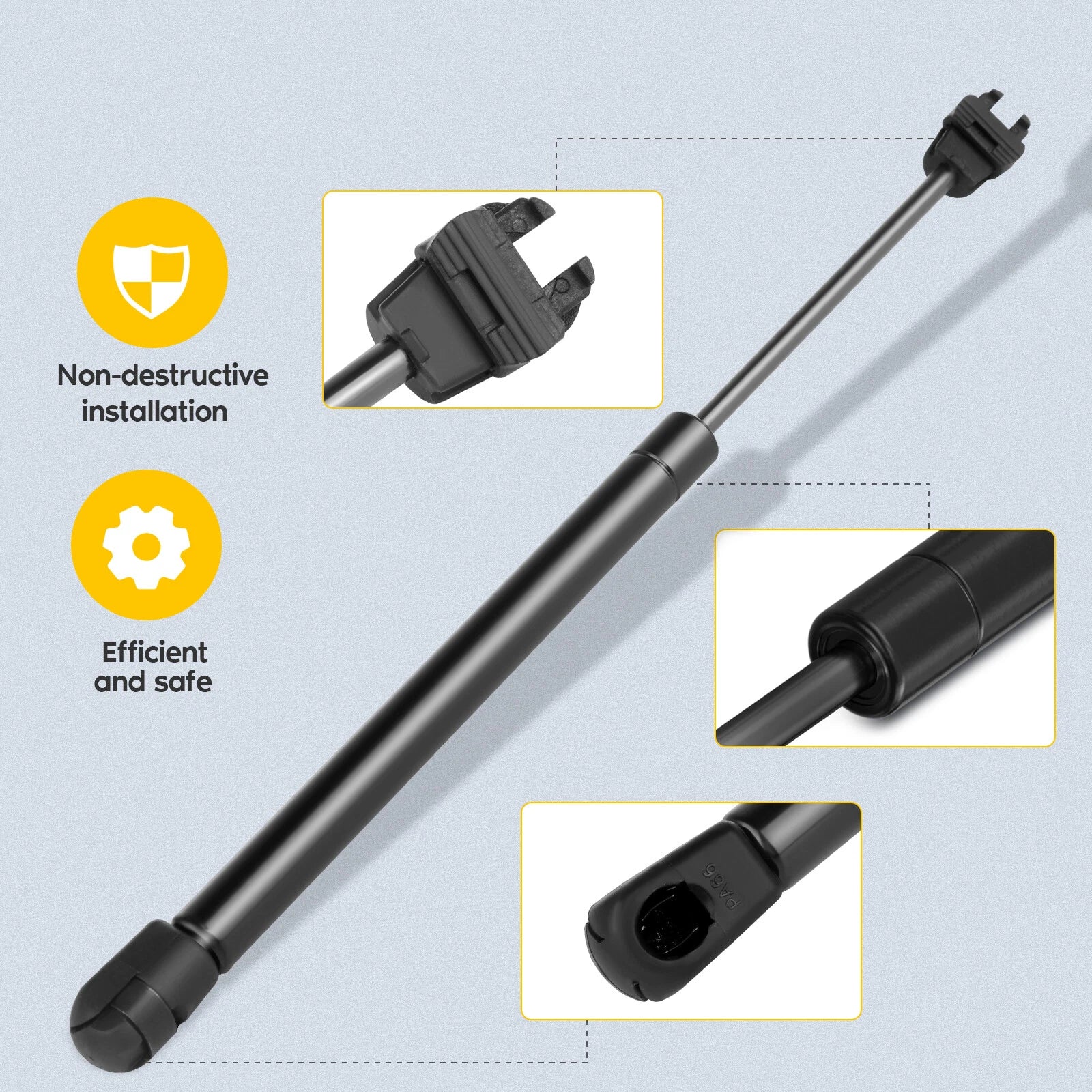2 Front Hood Lift Supports for Chrysler 300, Dodge Challenger, Magnum