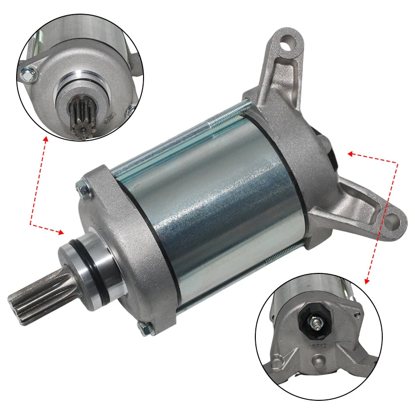 Starter for Yamaha YFM450FWAD Kodiak 450 EPS Grizzly 450 EPS (2011–2014)