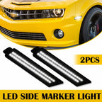 Front LED Bumper Side Marker Light Lamps for Chevy Camaro (2010–2015)