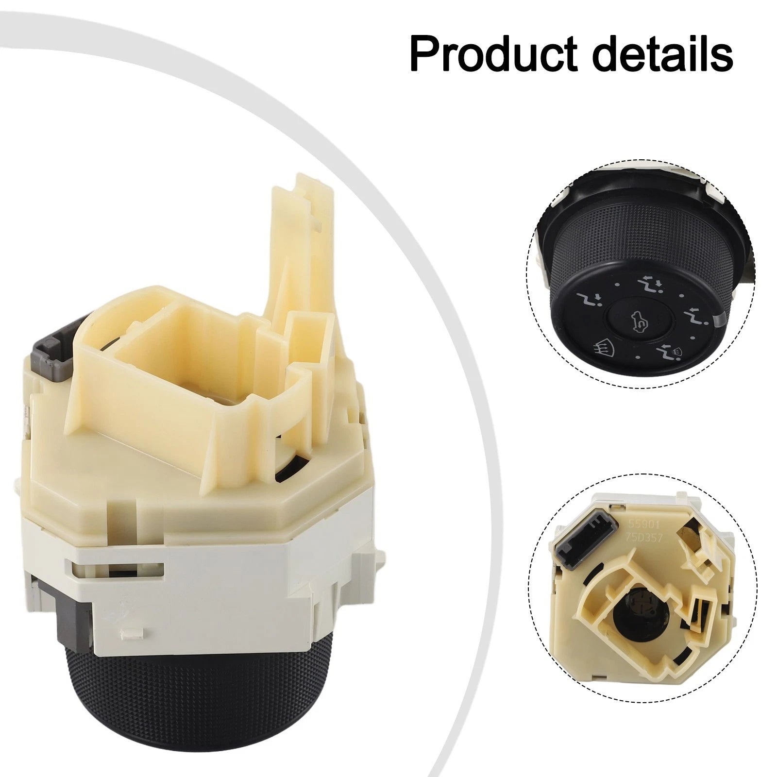 Air Conditioning Knob for Toyota (OEM Replacement)