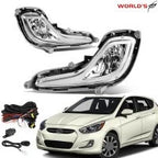 Fog Lights for Hyundai Accent Sedan/Hatchback (2012–2017)