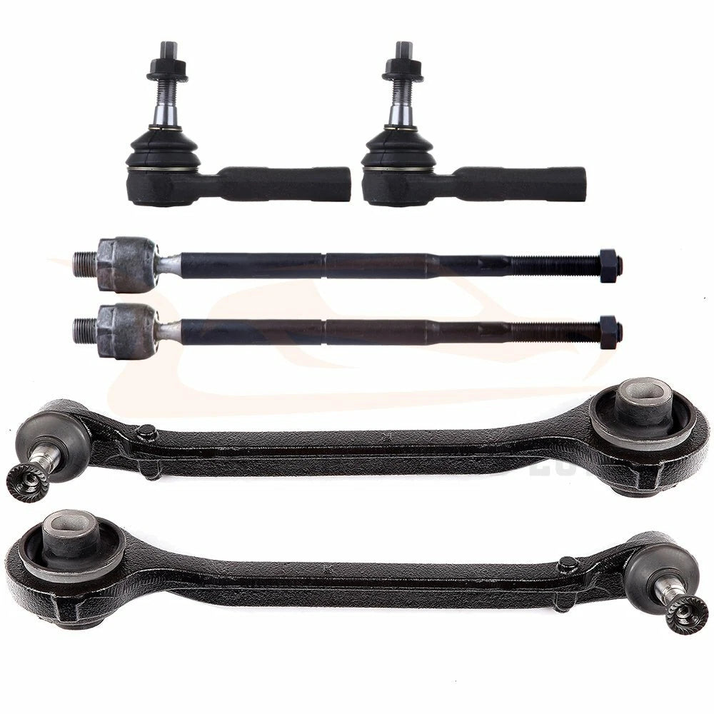 Set of 6 Front Lower Control Arms & Tie Rod Links for Dodge Charger (2006–2010)
