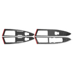Carbon Fiber Window Lift Panel Switch Cover for Ford Fusion Mondeo (13-17)