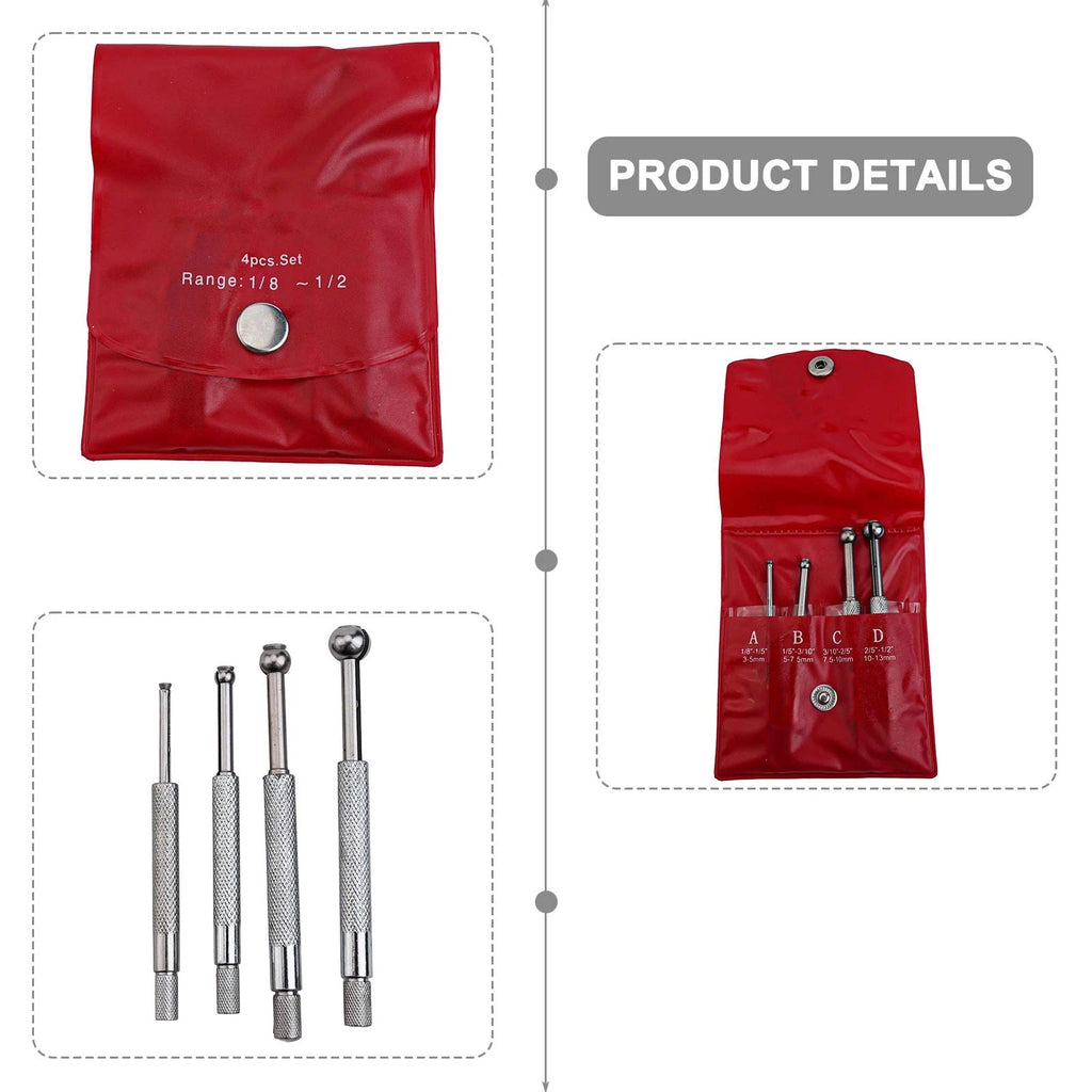 Set of 4 Inner Diameter Gauges for All Applications
