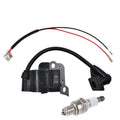 Ignition Coil Spark Plug Kit for Husqvarna 324RX 224L 324L 324LDX 324LX