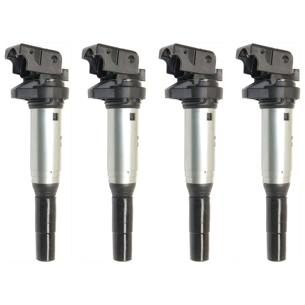 Set of 4 Ignition Coils for BMW 3 Series, 5 Series, 6 Series, 7 Series