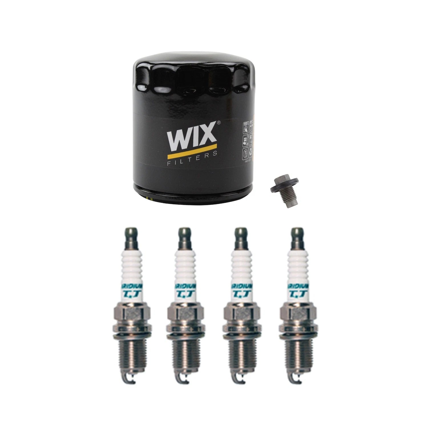Wix Engine Oil Filter & Denso Spark Plugs Set for Breeze Cirrus Sebring (1995–2006)