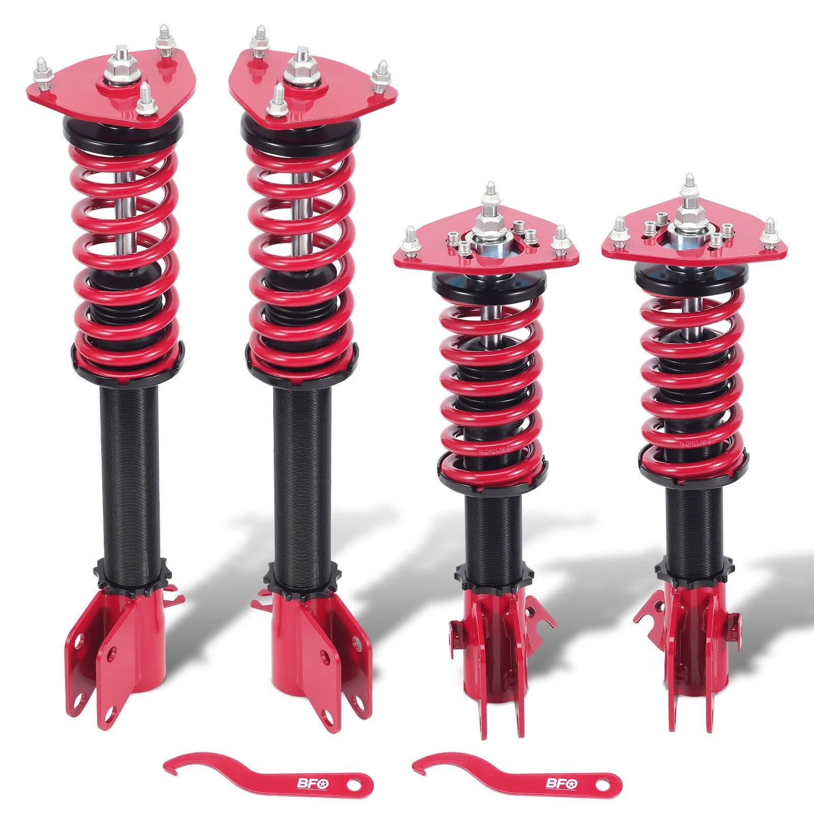 Set of 4 BFO Street Coilovers for Subaru Impreza WRX GDA GDB Forester SG (2003–2007)