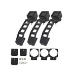 3 x Exterior Outer Door Handles for Jeep Wrangler JK JKU (2007-2017) Black