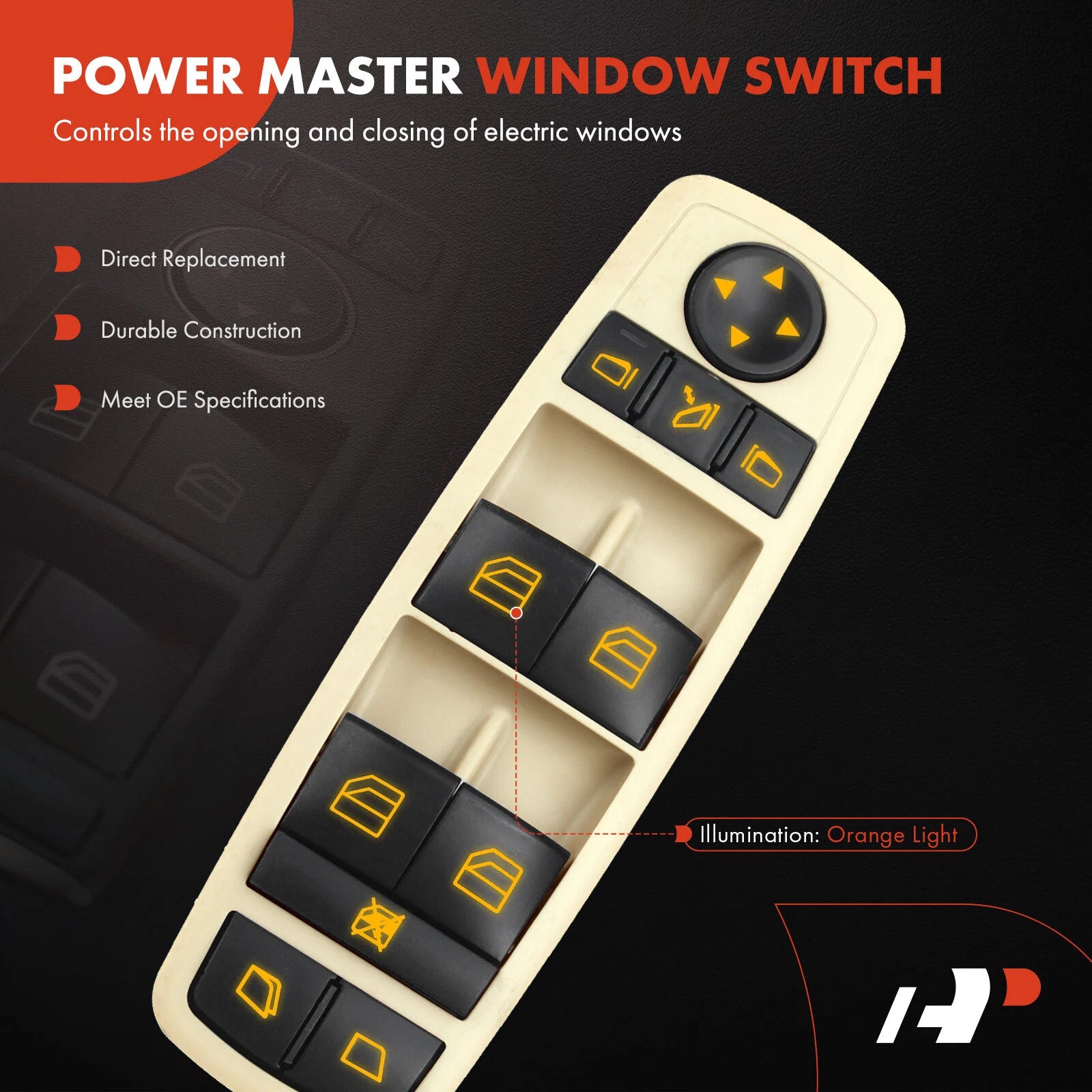 Power Master Window Switch for Mercedes-Benz GL320 (2007-2009)