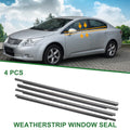 Set of 4 Weatherstrip Window Seals No. 7572033040/7574033040 for Toyota Camry (1997–2001)