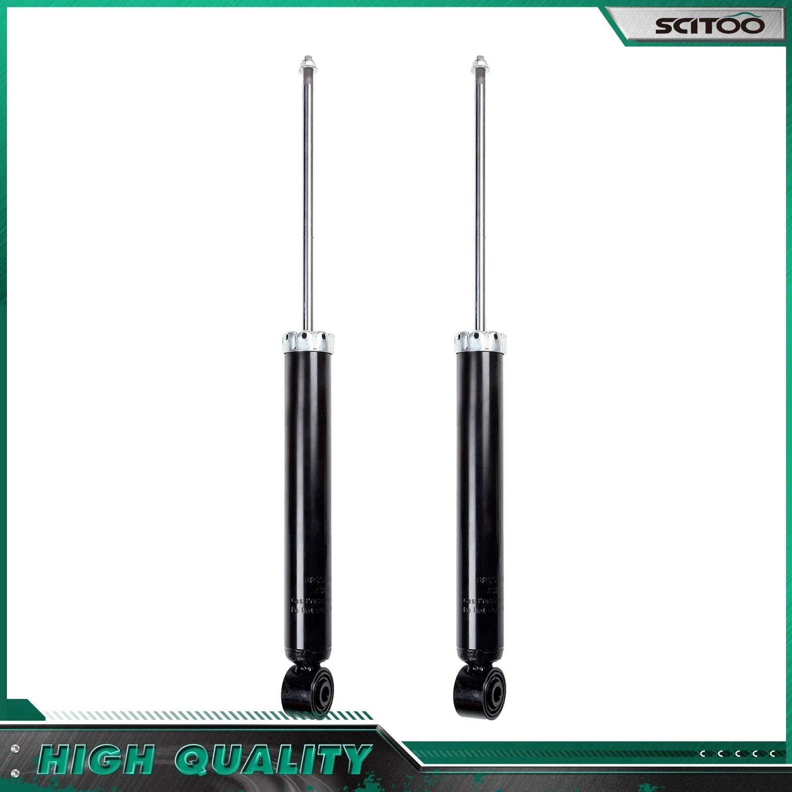 Rear Pair Gas Absorber Shocks for Volkswagen GTI CC Golf Jetta Passat