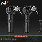 2X Front Outer Tie Rod Ends for Ford Explorer, Mercury Mountaineer (1995-1997)