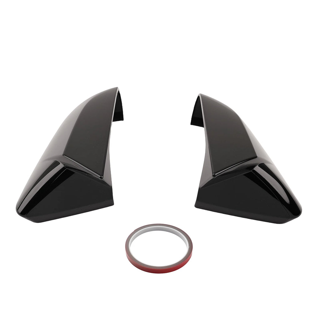 Set of 2 Door Mirror Caps for Ford Mustang (2015–2023) Black ABS