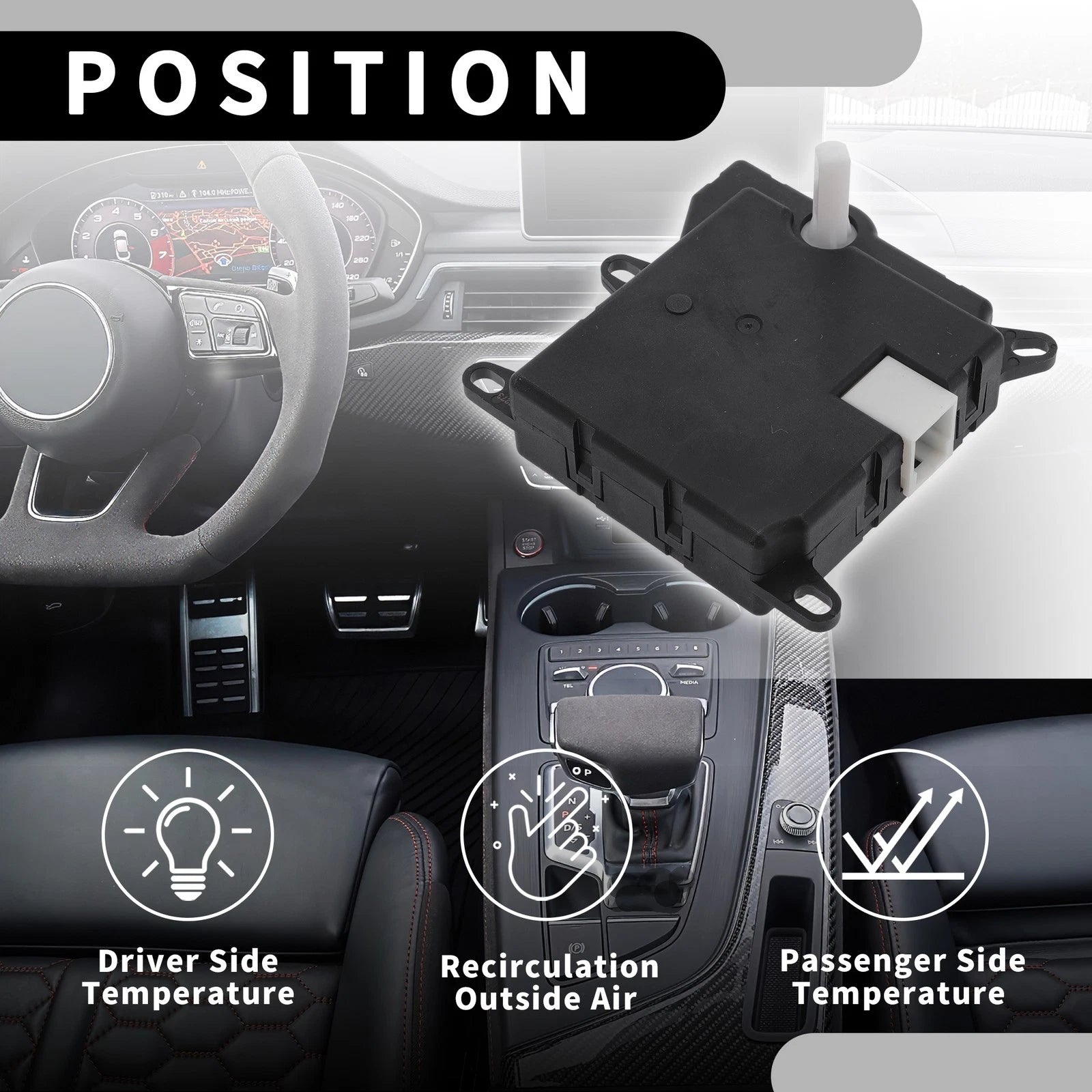 HVAC Heater Blend Door Actuator No.XL3Z19E616CA for Ford Excursion (2000–2005)