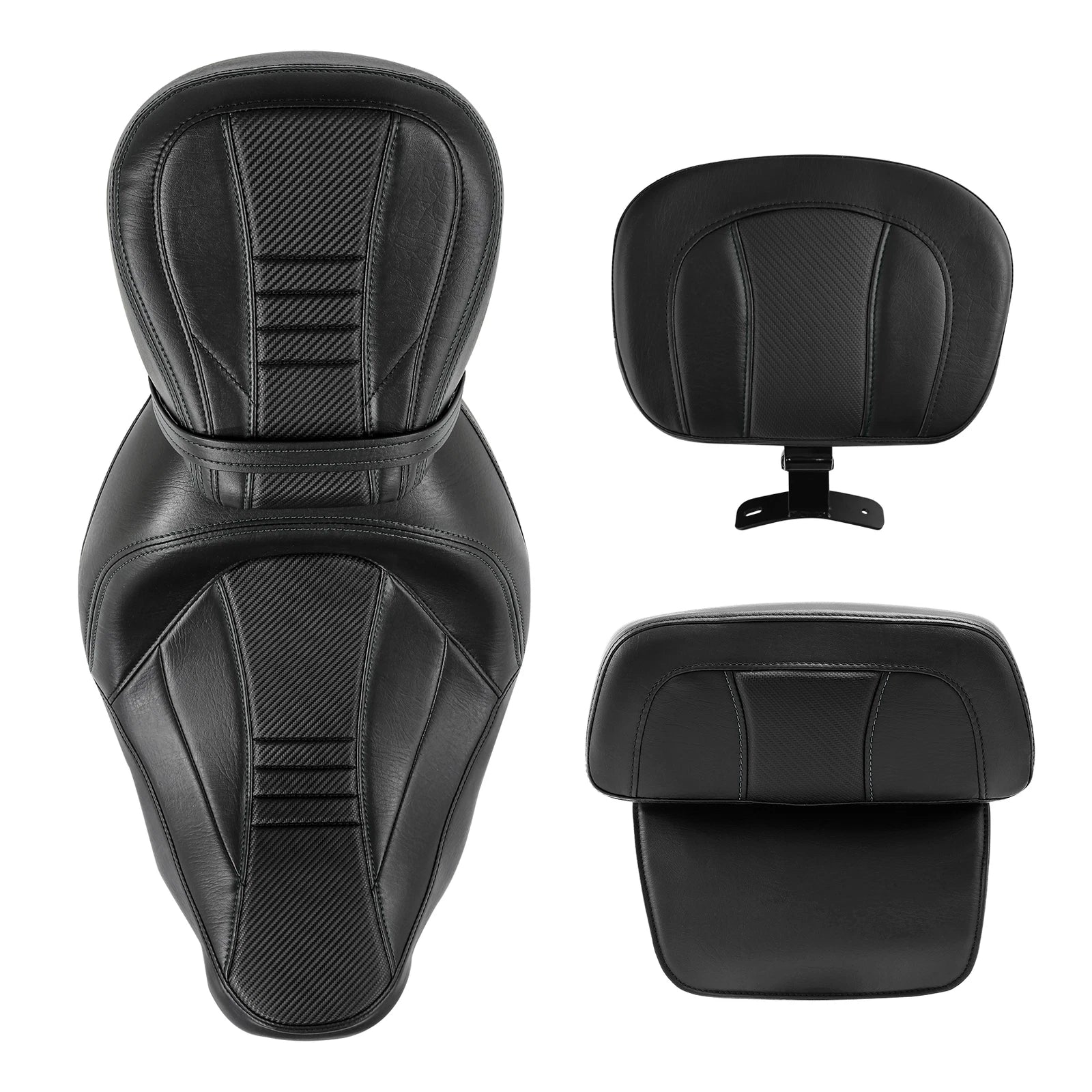 Driver Passenger Seat & Backrest for Harley Electra Glide (2014–2023)