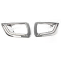 1 Pair DRL LED Daytime Running Light Fog Lamp Bezel for Nissan Navara (15-16)