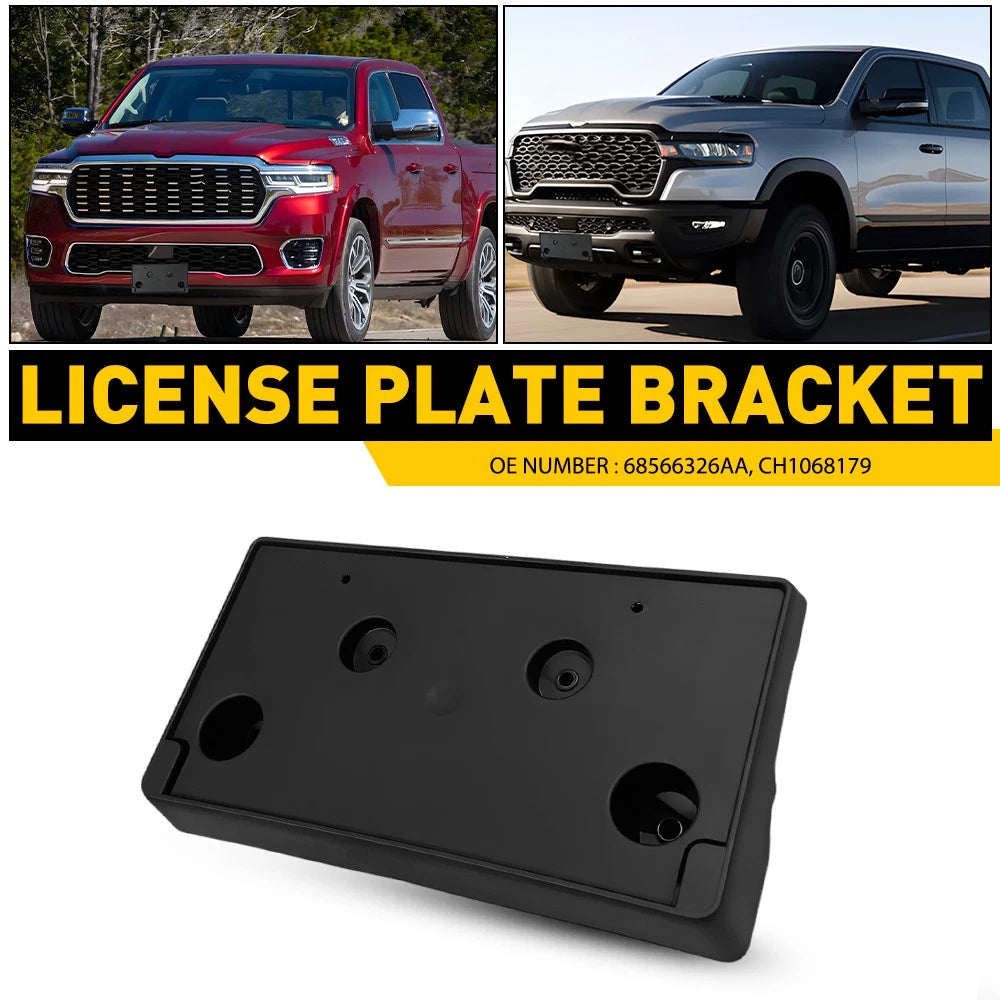 Front License Plate Mount Bracket for Ram 1500 (2025–2026)