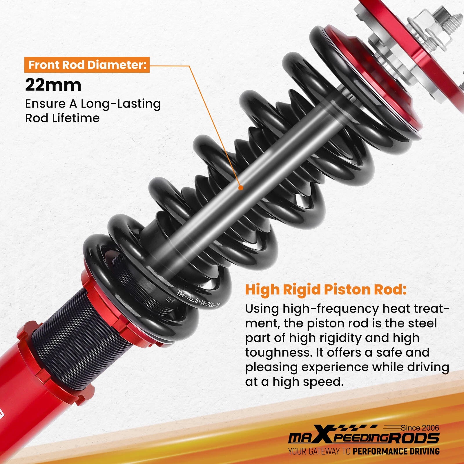 Adjustable Coilover Lowering Kit for Infiniti Q50 RWD (2014-2023)