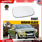 Right Passenger Heated Mirror Glass w/ Backing Plate for Volvo C30 S40 C70 (2006–2013)