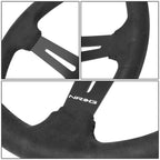 NRG RST-030SA 350mm Deep Dish Alcantara Steering Wheel for Universal Fit (RHD)