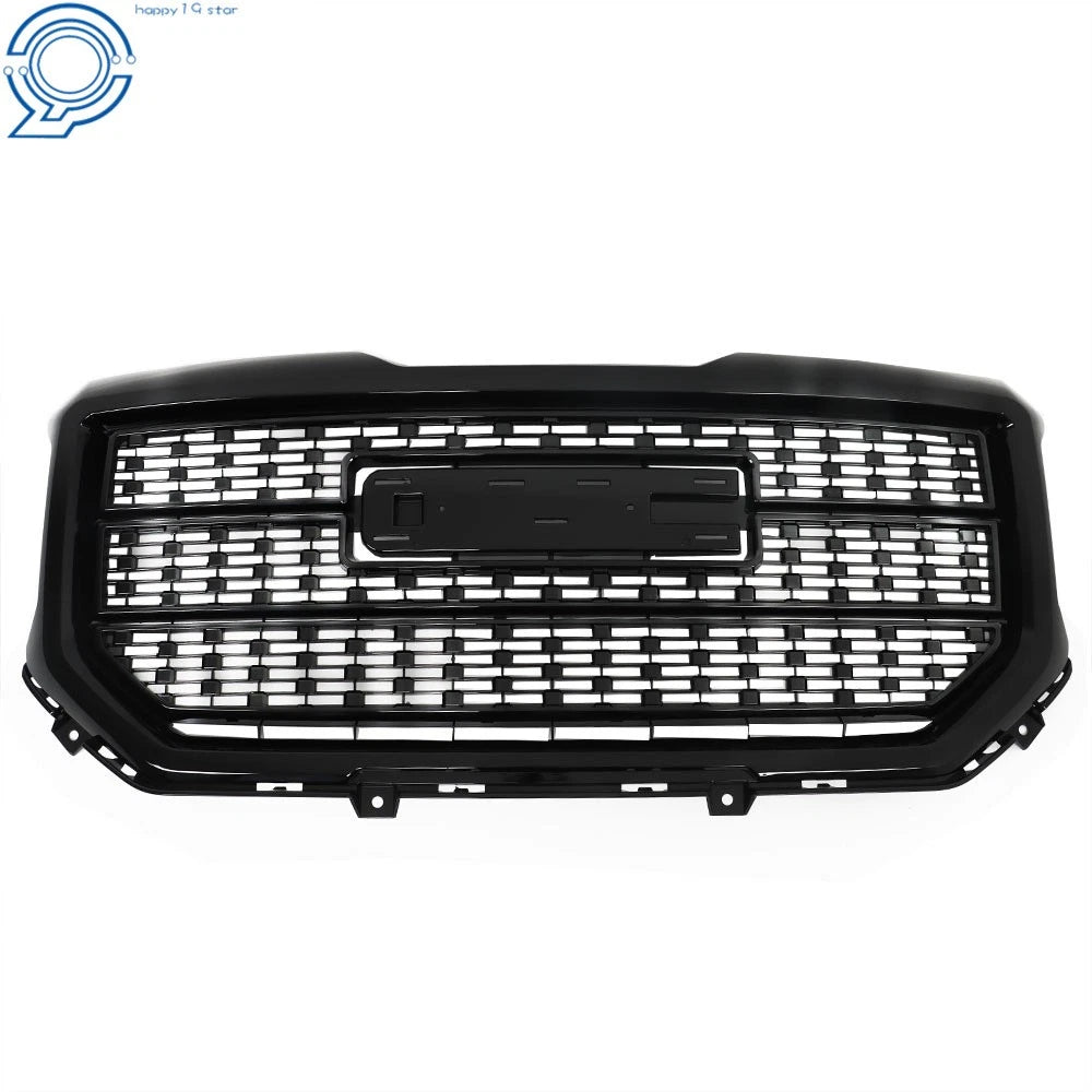 Black Mesh Front Bumper Grille for GMC Sierra 1500 (2016–2018)
