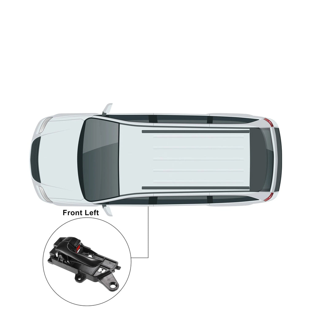 Front Left Interior Door Handle for Hyundai Sonata (2009–2010) No. 82610-3K520-HZ