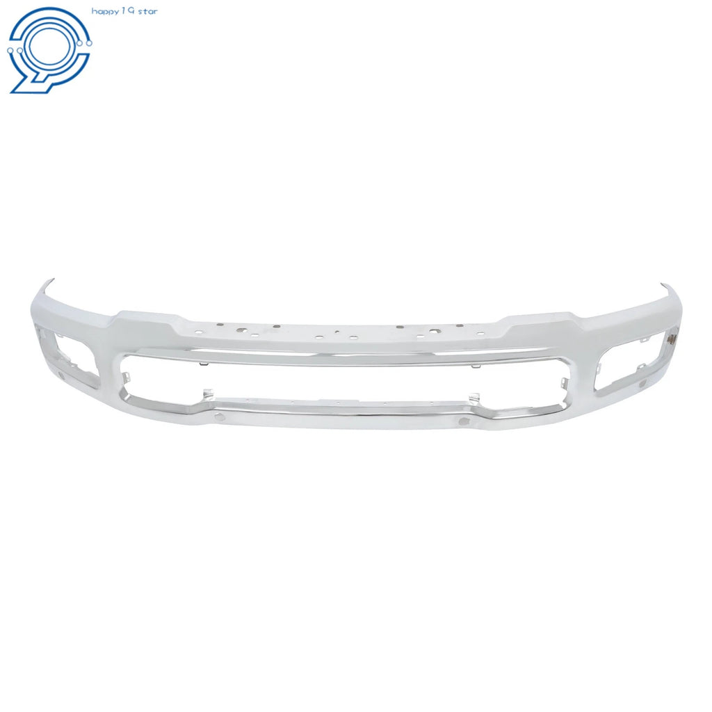 Chrome Front Bumper for Ford F250 F350 (2023–2025) with Fog & Sensor Holes